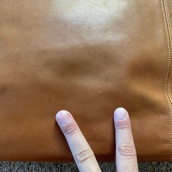 Vintage Coach 4065 British Slouchy Fall Tote Made in USA Quiet Luxury Classic - Picture 10 of 15